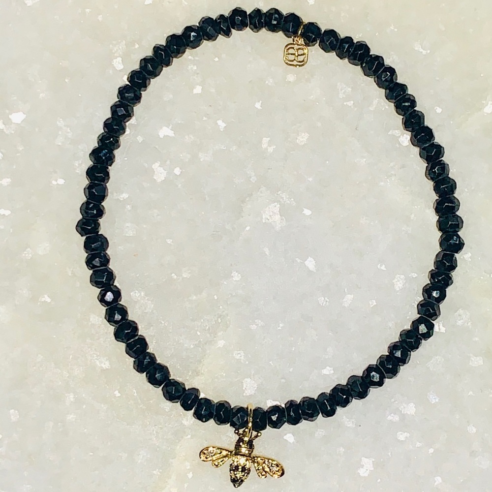 Sydney Evan beaded charm bracelet